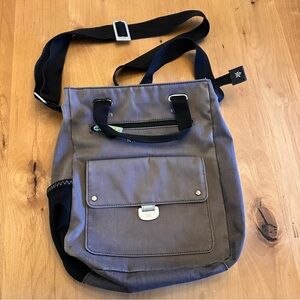 Sherpani Travel Gray Multi Pocket Crossbody Bag